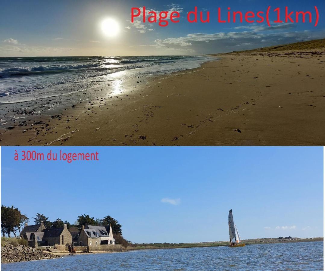 Maison De Vacances 4 Pers Avec Jardin Privatif A 1Km Plage Lines Et 300M De La Mer De Gavres - Ar Pil Jadur Plouhinec (Morbihan) Exterior foto